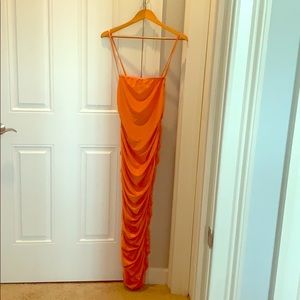 Nwt pretty little things slinky ruched dress